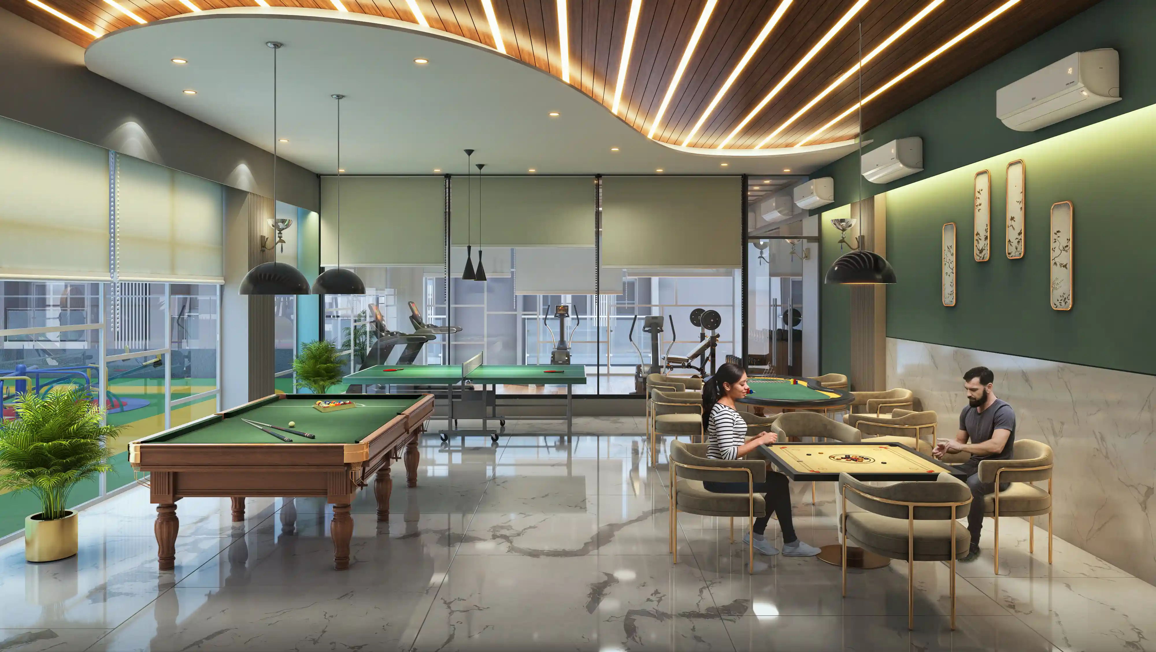  INDOOR GAME ROOM Amenities Flats in Vasai