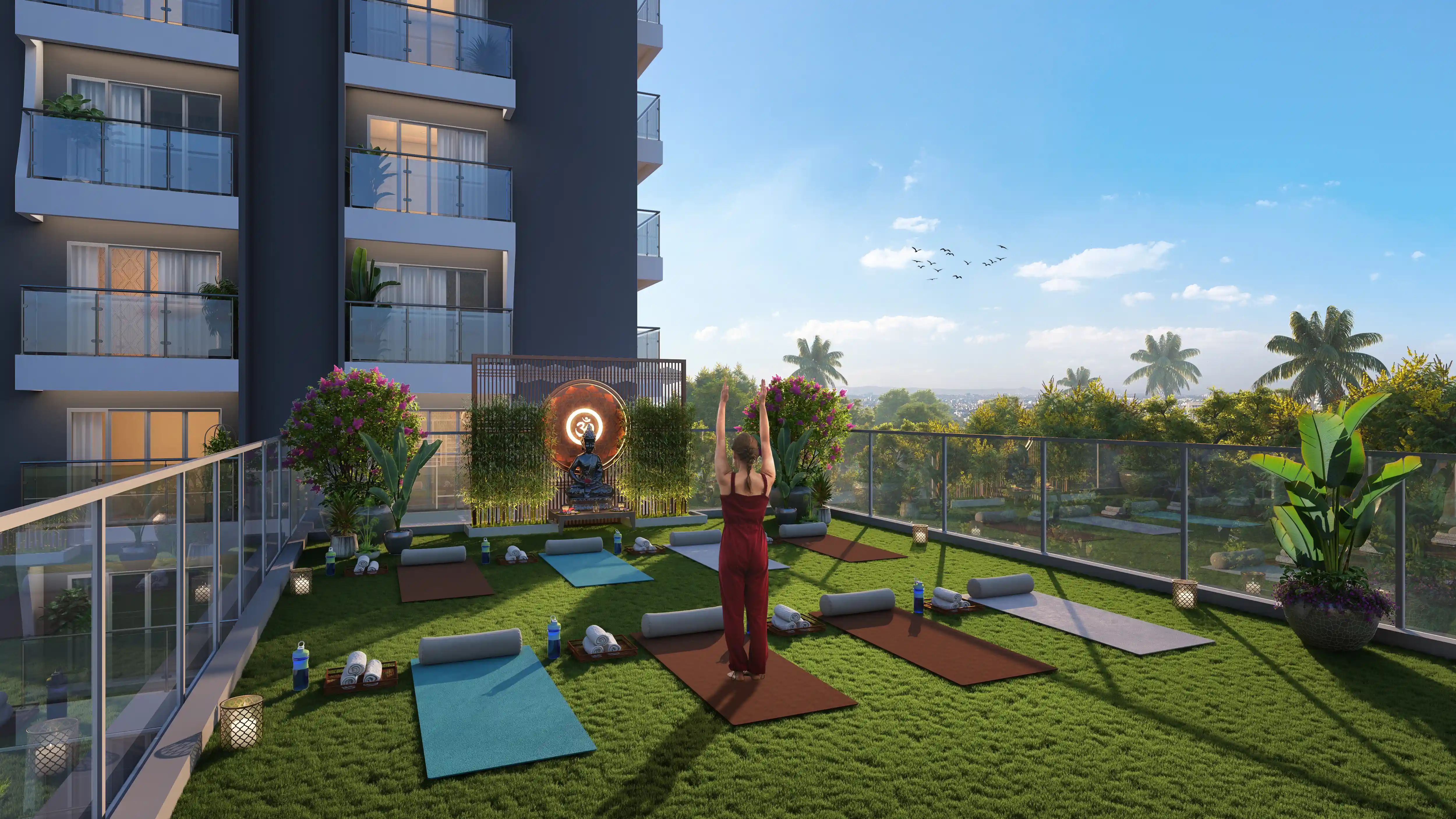 YOGA/AEROBIC/ ZUMBA AREA Amenities Flats in Vasai